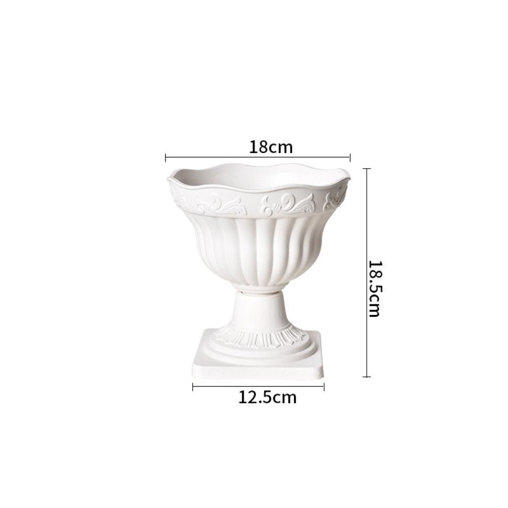 Plastic Flower Arrangement Vase Roman Column Centerpiece Vase Flowerpot  Indoor Outdoor 01