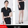 Women's Professional Workwear Set: Short-Sleeve Receptionist Manager Suit 2025