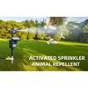Irrigatore a Sensore di Movimento Solare Ecologico a Getto d'Acqua Repellente per Animali con Pannello Solare Repellente per Parassiti del Giardino Controllo Uccelli