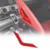 Daeiclru Mittelkonsolen-Schalthebel-Panel Seitenverkleidung für Jaguar F-Type 2013-2024,