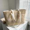 Summer Large Capacity Woven Casual Tote Bag Shopping Bag Straw Handbag Beach Straw Bag