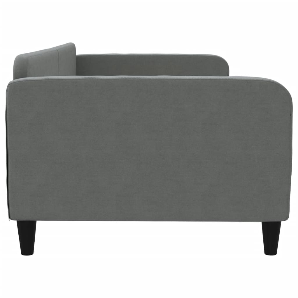 Vidaxl Sofa With Sleeping Function, Dark Gray, 100X200 Cm, Upholstered In Fabric