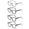 Turezing Reading Glasses Spring Hinge Tortoiseshell HD Readers Diopter +1.0 To +6.0 for Men and Women