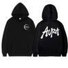 Hot Rapper Maka 2025 New In Album Aura Double Sided Printed Hoodie Unisex Vintage Fleece Pullovers Men Women Casual Sweatshirt