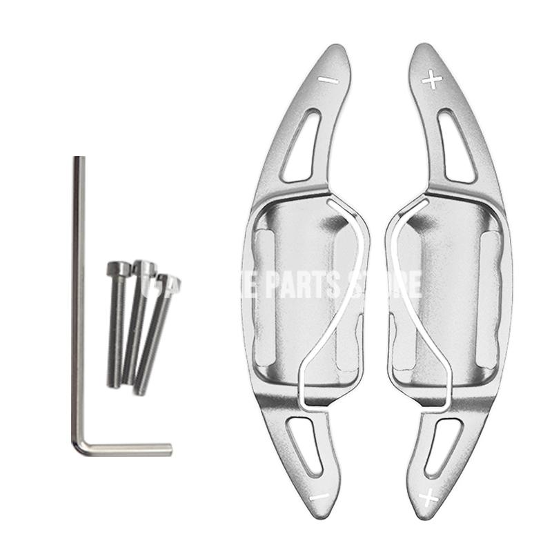 1 Pair For Toyota Camry/Corolla/RAV4/Avalon Aluminum Interior Car Steering Wheel Paddle Shifter Extension Accessories Gear Shift серебряный