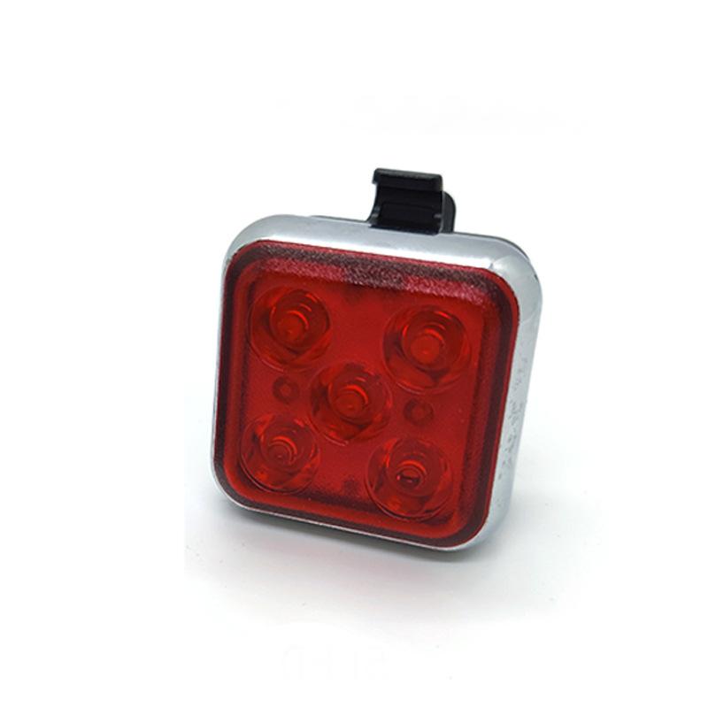 Nové 5ledové světlo na kolo USB dobíjecí venkovní noční výstražné světlo na kolo vybavené sadou zadních světlometů