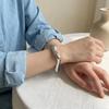 Chunky Exaggerated Bracelet Geometry Open Bangle Personality Metal Bracelet  Party