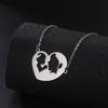 Family Baby Mom Pendant Necklace Simple Hollow Hugging Heart Choker Stainless Steel Jewelry 2026 Trend New Mother’s Day Gifts