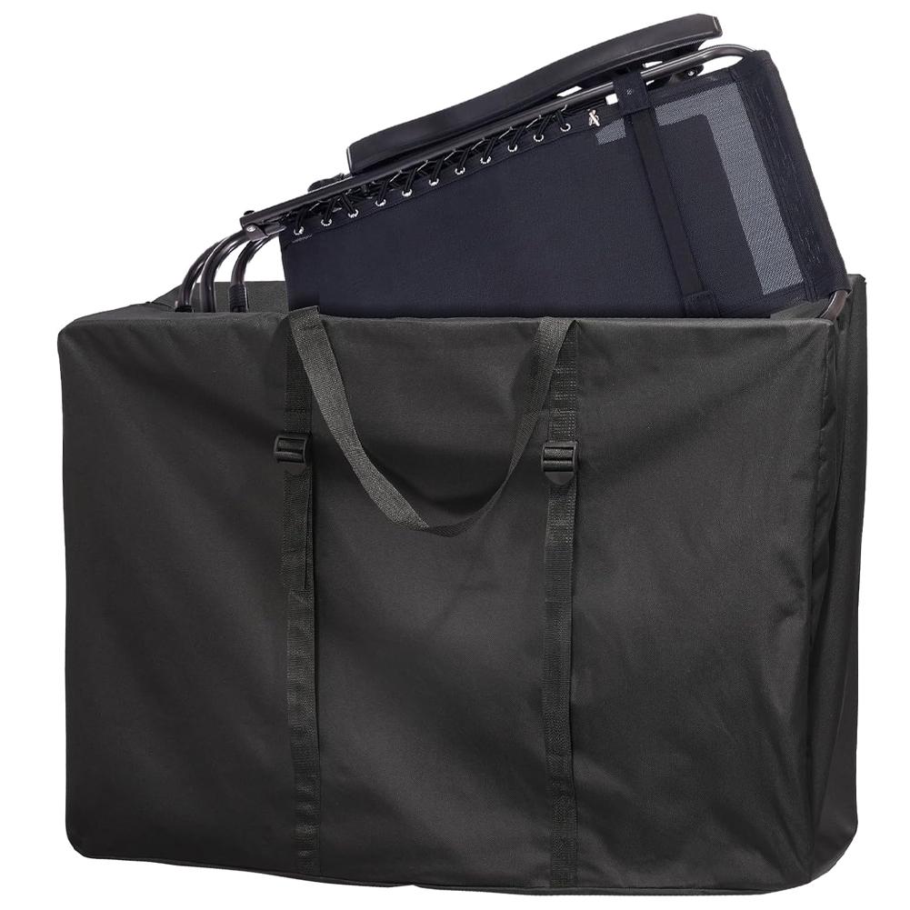 1PC Outside Folding Chair Storage Bag 110*28*74CM Large Outside Folding Chair Storage Case With Zipper Handles Adjustable Strap