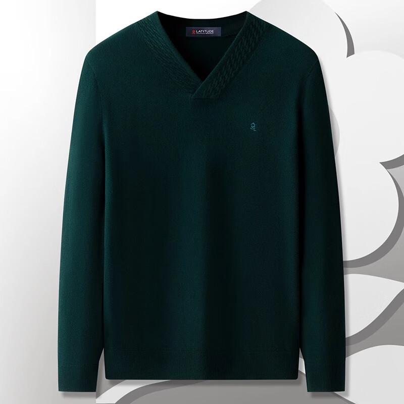 

Мужской свитер с V-образным вырезом MONTAGUT из 100% чистой шерсти M