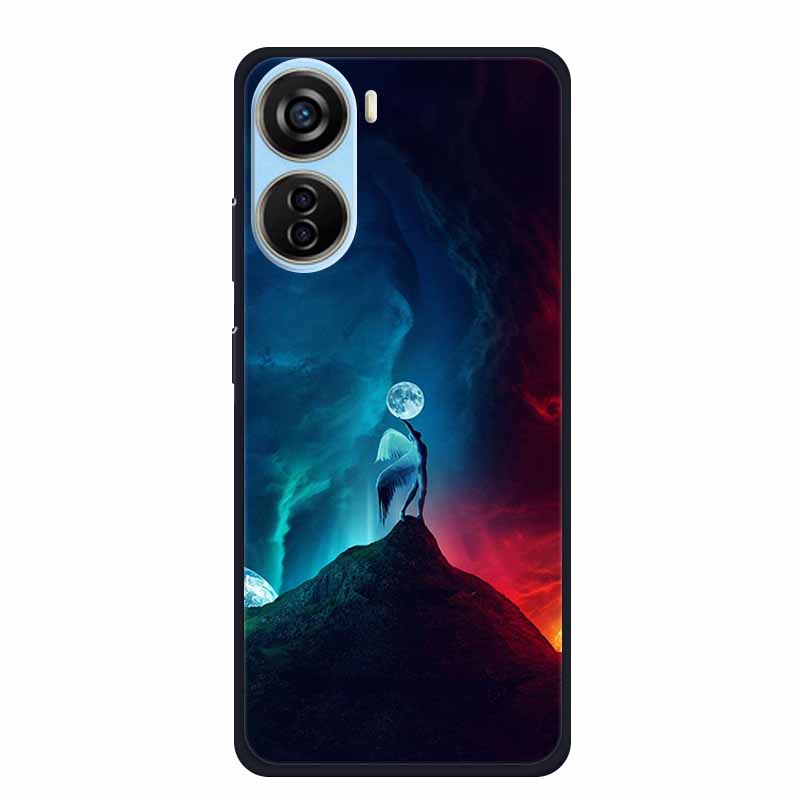 Handyhülle Für ZTE Axon 40 Lite Rückseite Hülle Schwarzes Silikon Weiche Hülle Für ZTE Blade V41 Vita V50 Design 5G LIBERO 5G IV Hülle