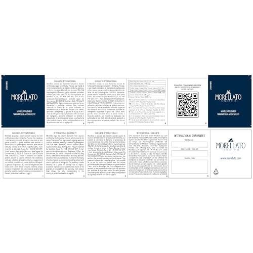 MORELLATO LEVY Calfskin Watch Strap, 20mm, Black, with Replacement Tool [Officially Imported] X5045A61019020