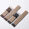 Universal Watch Strap - Ultra-Thin Top Grain Cowhide Leather with 5 Sizes (16mm, 18mm, 20mm, 22mm, 24mm) - Classic Pin Buckle Design for Versatile