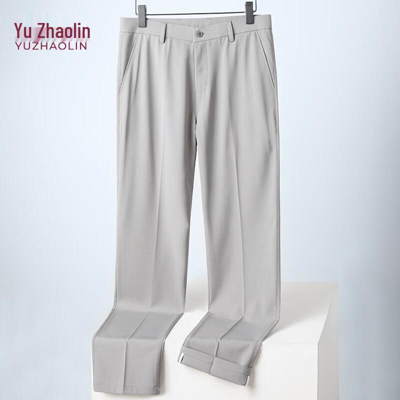 YUZHAOLIN Men s Straight-Leg Business Casual Pants 34