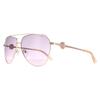 Lunettes de soleil - Guess - GF6140 28T - Or rose brillant - Bordeaux Gradient - Aviator