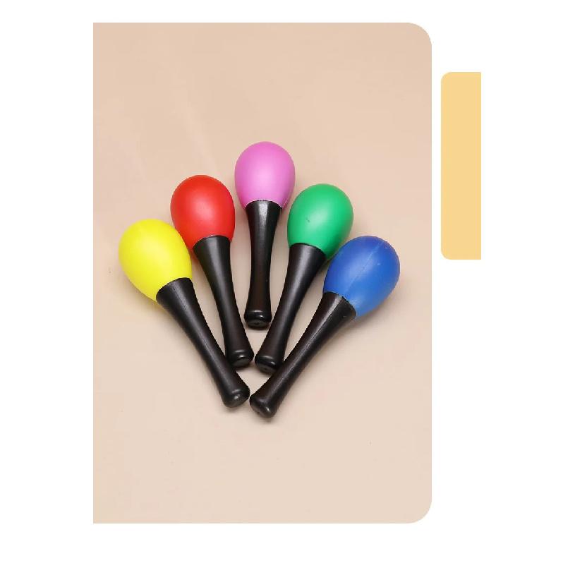 2pcs Maraca set of small shakers, Orff percussion instruments, shakers - Christmas KVT party, Halloween event