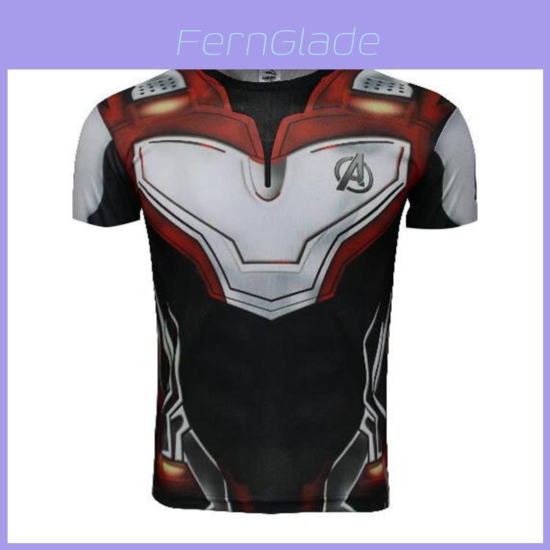 Die Avengers 4 Endgame Superheld 3D Kurzarm T-Shirt Mit Lebendigem Design