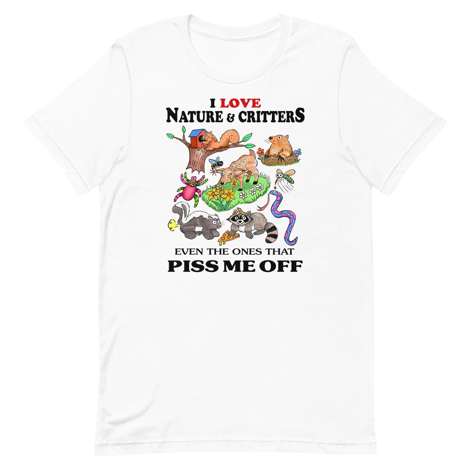 I Love Critters Unisex t-shirt L