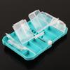 Waterproof Storage Fishing Tackle Box With Removable Dividers Large Capacity Easy Carrying For Different Bait Hooks