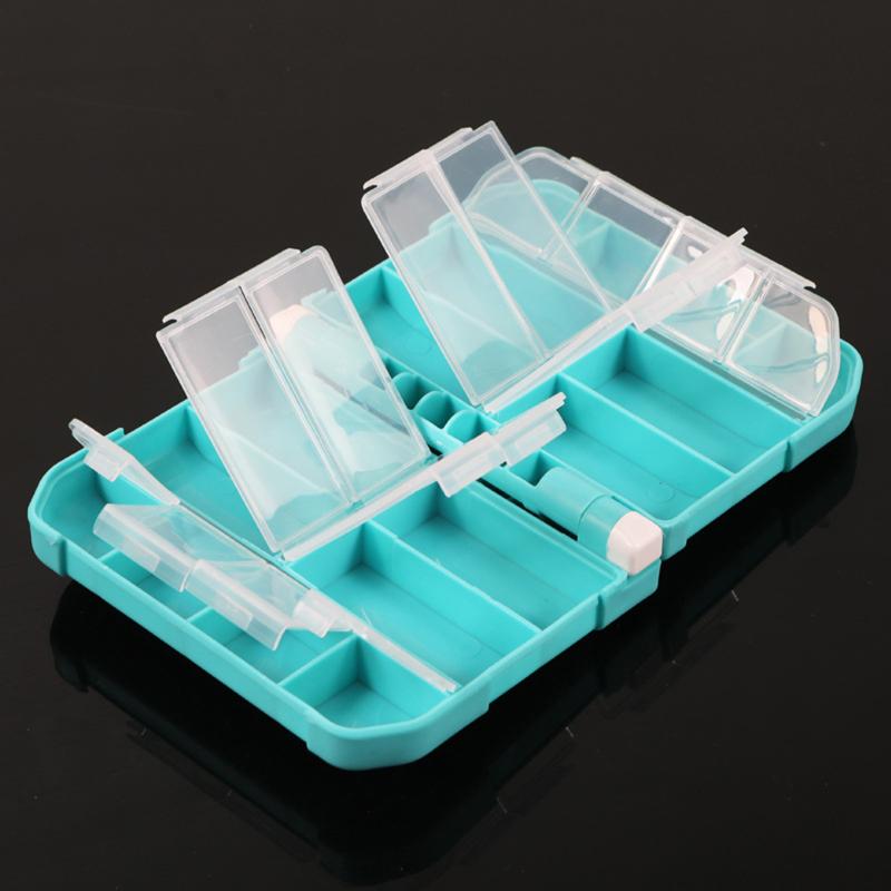 Waterproof Storage Fishing Tackle Box With Removable Dividers Large Capacity Easy Carrying For Different Bait Hooks