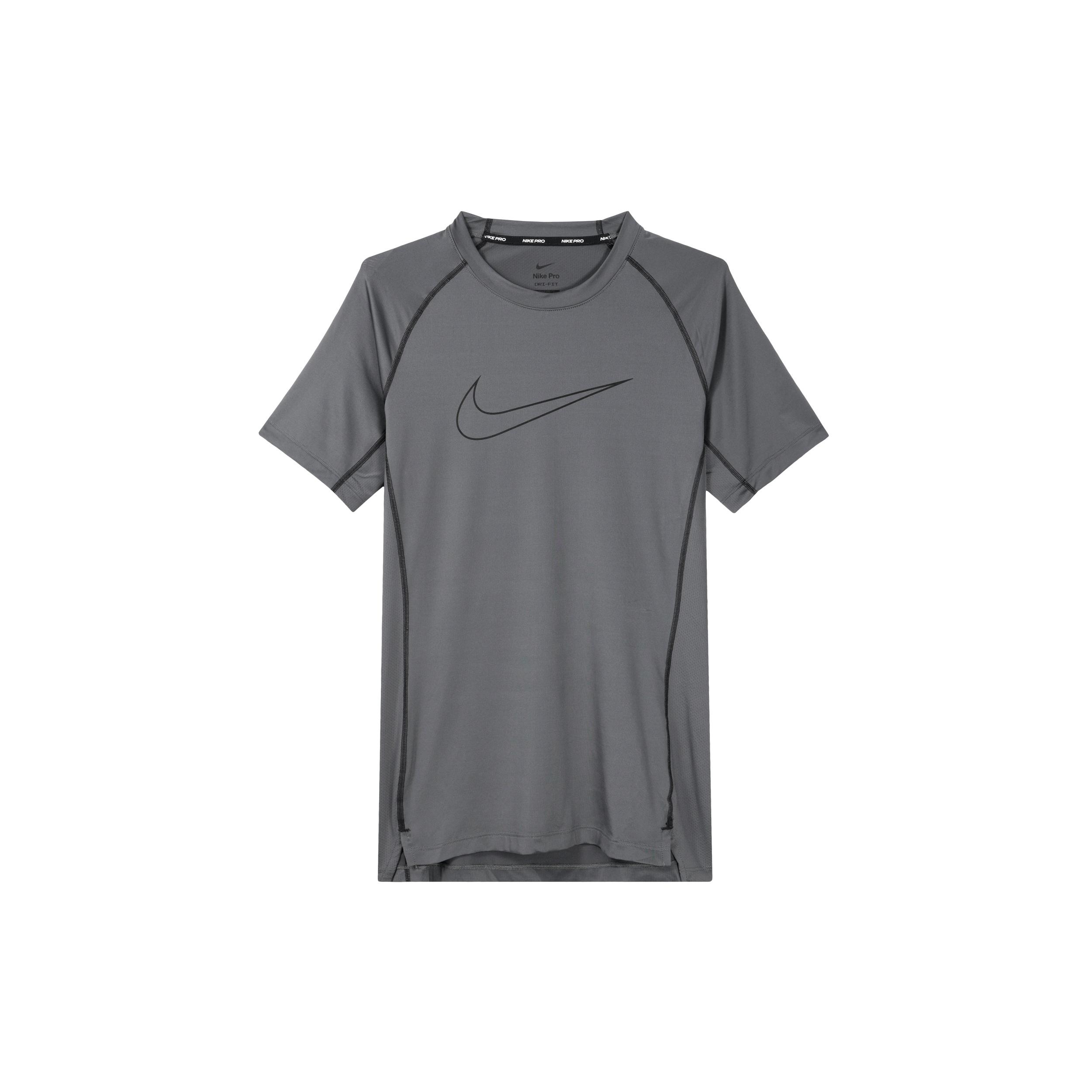 Nike Pro Dri-FIT Tight Short Sleeve Tops Grey Men s DD1993-068 XL
