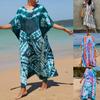 European and American Seaside Vacation Bikini Blouse Dress Loose Long Beach Girl