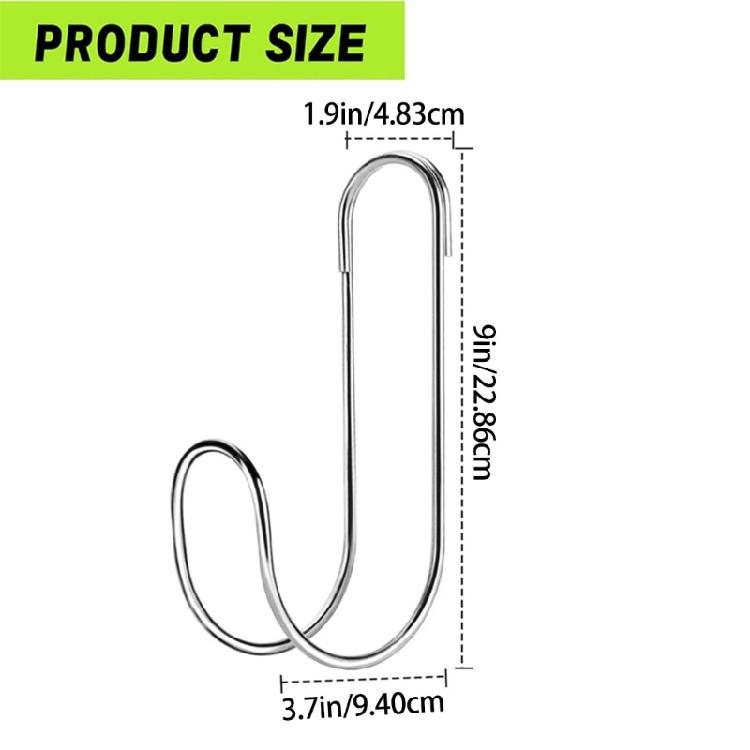 Set of 2 Heavy Duty Water Hose Hooks Rusts Resistant 304 Stainless Steel Hanger for Hanging Hoses Pipes Strollers Drills