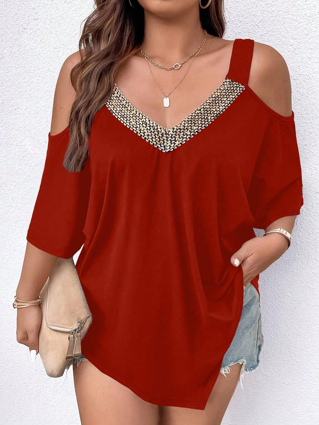 

2024 Plus Size Women s Spring/Summer Lace-Trim Camisole with Beautiful Back Design 6XL червоний