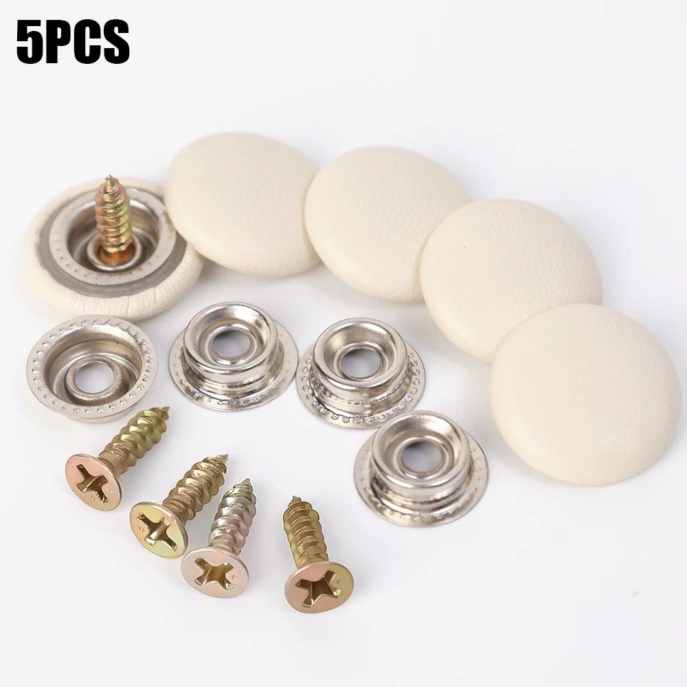 Car Roof Fixing Buckles Screw Set Interior Ceiling Headliner Cloth Repair Screw Cap Pu Rivets Retainer Buckle Accessories