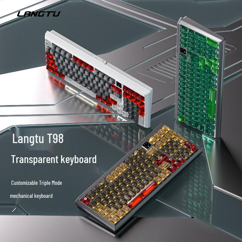 Langtu T98 Three-Mode Customizable RGB Mechanical Keyboard
