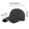 Super Print Hat Classic Baseball Cap Adjustable Hats Outdoor Structured Sandwich Bill Baseball Cap Golf Dad Hat