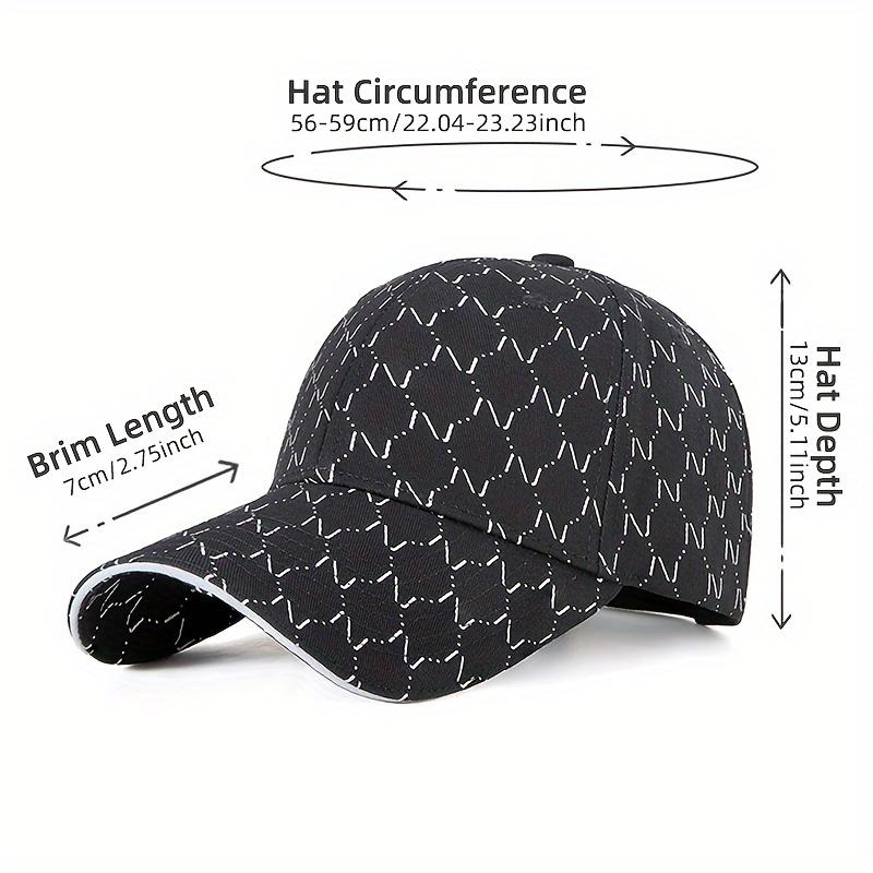 Super Print Hat Classic Baseball Cap Adjustable Hats Outdoor Structured Sandwich Bill Baseball Cap Golf Dad Hat