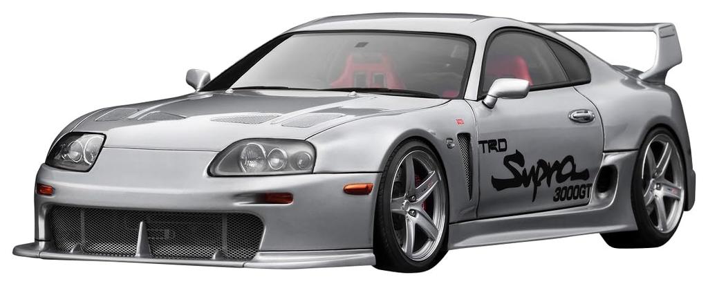 TK.Company Ignition Model 1/18 Scale Toyota Supra (A80) TRD 3000GT Silver Finished Product (IG3600)