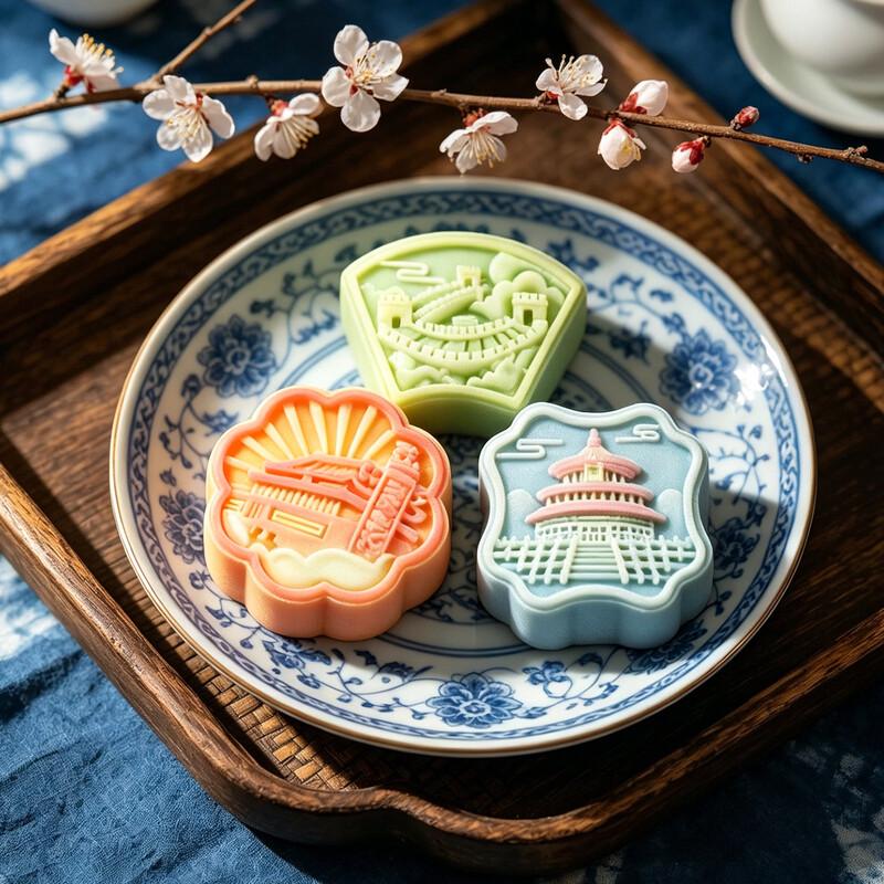 Deouxingguang DIY Mooncake & Dessert Mold Set