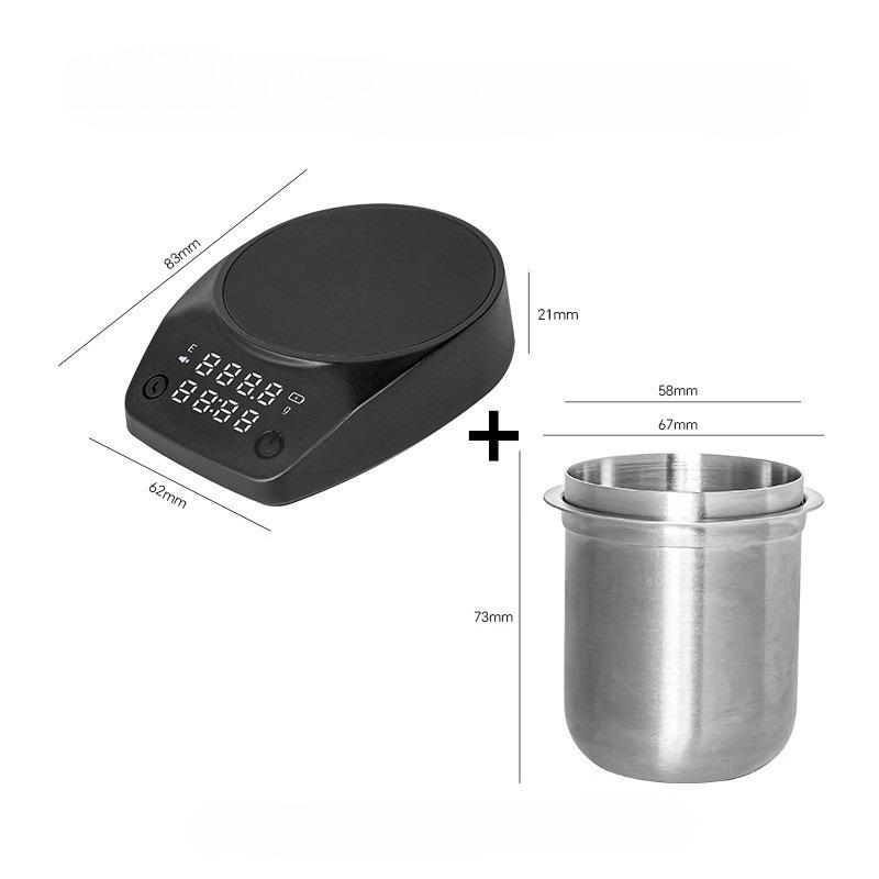 Mini Portable Coffee Electronic Scale High-precision Professional Measurement USB Charging Maximum Weighing Capacity Is 2000g