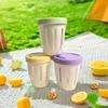 2pcs Food Grade Fruit Salad Storage Cup Sealed Salad Cup Double-layer Fruit Salad Cup  Snacks