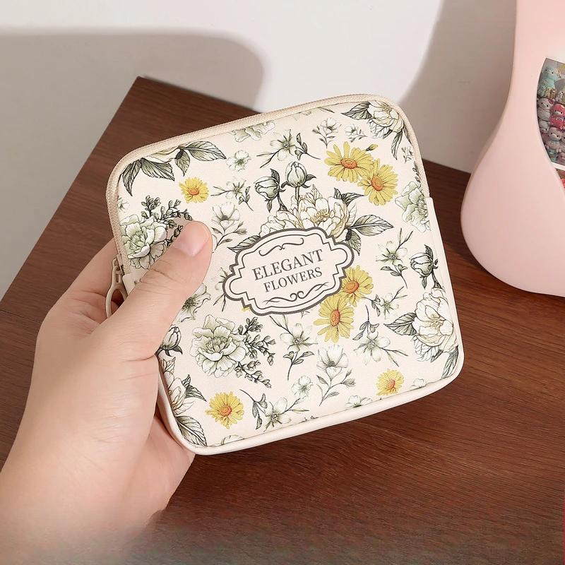 Period Bag Menstrual Cup Pouches Sanitary Napkin Storage Bags Portable Feminine Care Pouch Nursing Pad Holder Tampon Bags
