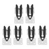 6 Pcs Sofa Couch Sectional Furniture Connector Joint Snap Alligator Style