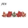Rustic Maple Leaf Wood Signs Fall Thanksgiving LED Tabletop Decor, Harvest Themed Lighted Wooden Indoor Decor Centerpiece, Autumn Table Ornament