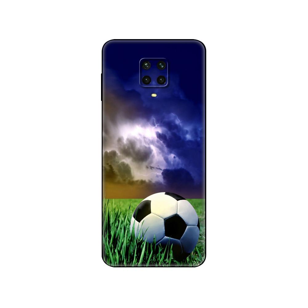 Černé tpu pouzdro pro Xiaomi Redmi 7A 8 8A 9 9A 9C pouzdro Redmi Note 8T 8 Pro T Note 9 9S 9 Pro pouzdro Fire Football