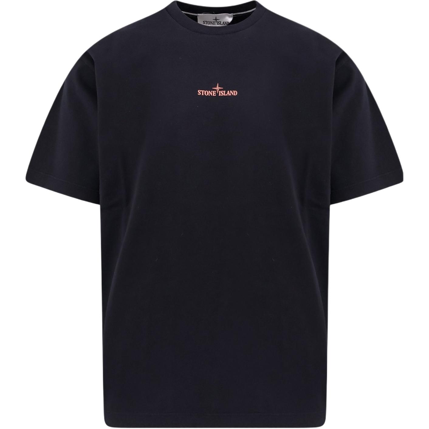 

Stone Island Combed Organic Cotton 21002RC T-shirt Black/Red Men Streetwear K1S1521002-RCS0153-V0029 S