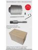 SDS PLUS 110mm Concrete Wall Hole Opener Round Handle Drill Set