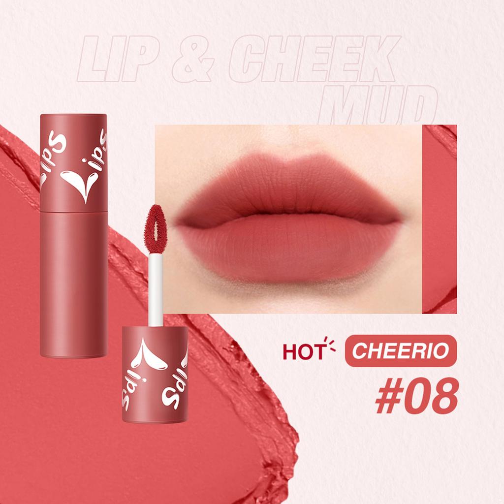 Velvet Matte Lip Stain | Long-wear Smudge-proof Lipstick | Highly Pigmented Gloss for Daily or Party
