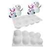8 Holes Sphere Silicone Mold 3D Spherical Mousse Cake Mold Dessert Decoration Mold Cake Decoration Tools Cake Tools