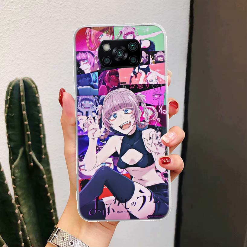 Call Of The Night Nazuna For Xiaomi Poco X7 X6 X5 X4 Nfc F6 F5 Pro Phone Case F4 Gt F3 M5S M5 M4 M3 X7Pro Fundas Cover Coque X6