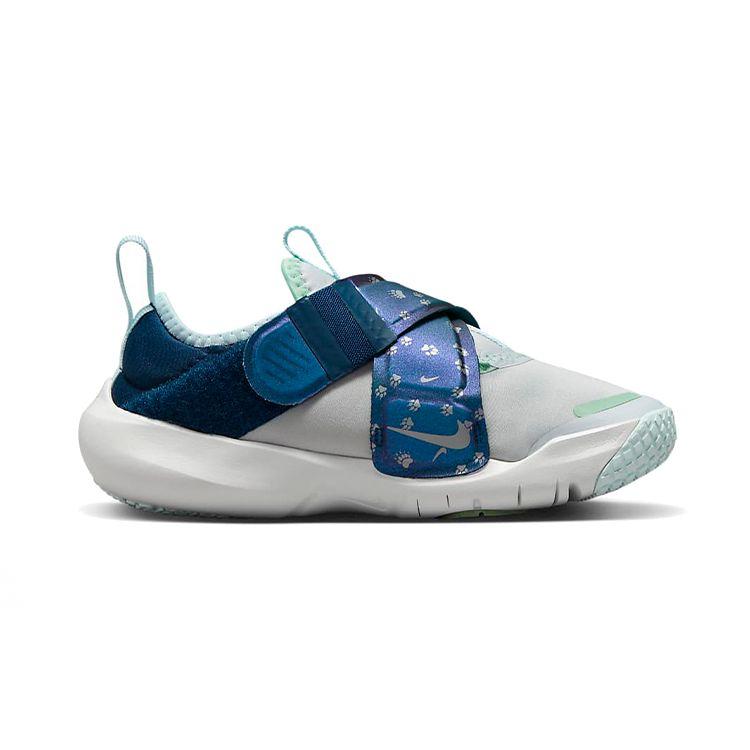 Детские кроссовки Nike Flex Advance SE PS Pawprints White Pure Platinum Valerian Blue — фото 2