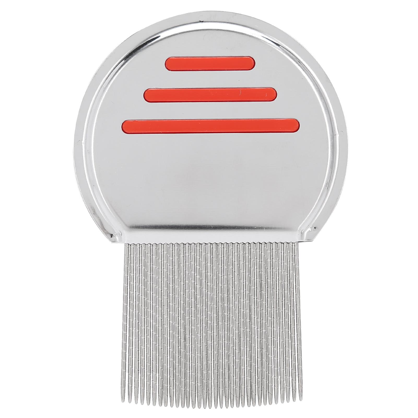 

Гребінець від вошей Terminator з нержавіючої сталі Дитячий засіб для видалення волосся Головний убір Супергусті зуби Видалення гнид Гребінець Собачі щітки Аксесуар червоний