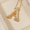 Combination Name Uppercase Pendant Necklace Letter A to Z Couple Clavicle Chain  Summer