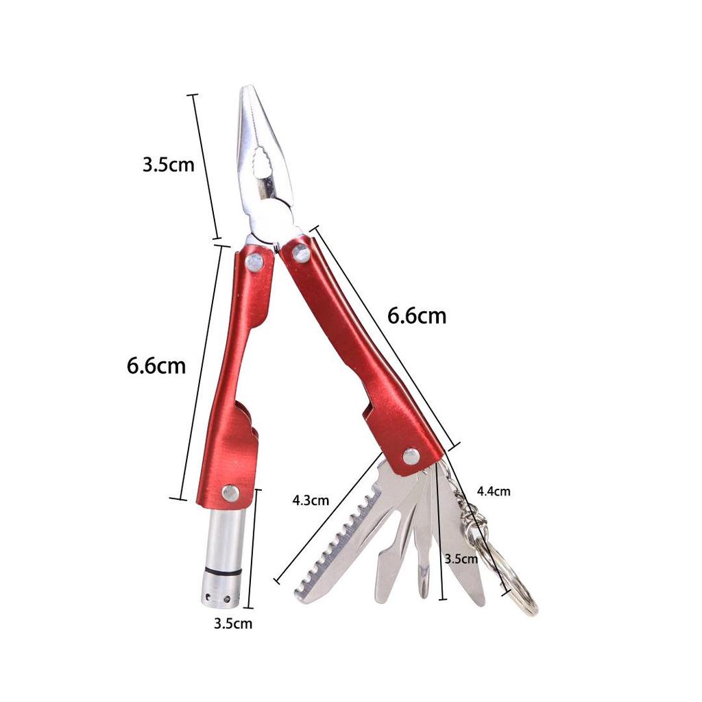 GH277686 Multifunktionale Blaulichtzange: Praktisches Outdoor-Campingwerkzeug