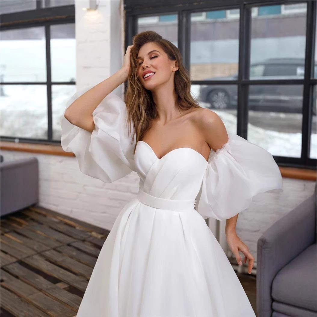 2026 Petite Plus Size Strapless Puff